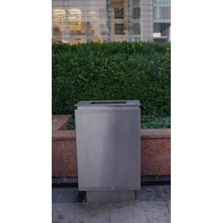 Metal litter bin 'STF/13-07-26/50L'