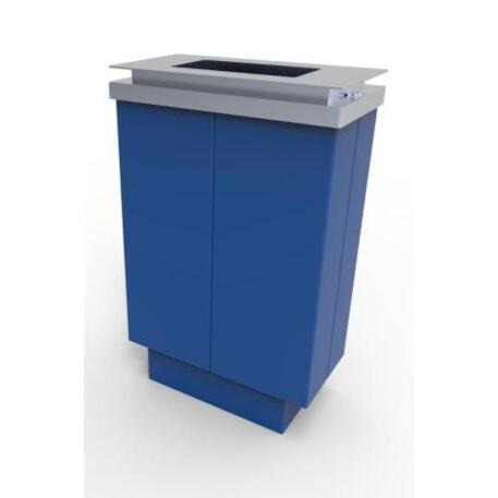 Metal litter bin 'STF/13-07-26/50L'