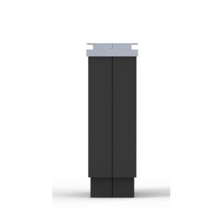 Metal litter bin 'STF/13-07-26/50L'