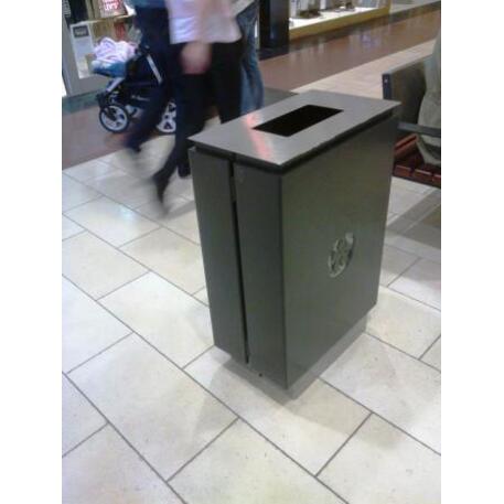 Metal litter bin 'STF/13-07-26/50L'