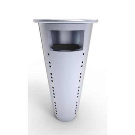 Metal litter bin 'STF/13-07-25/30L'