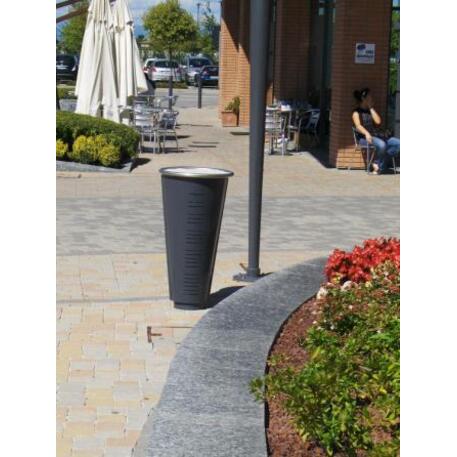 Metal litter bin 'STF/13-07-25/30L'