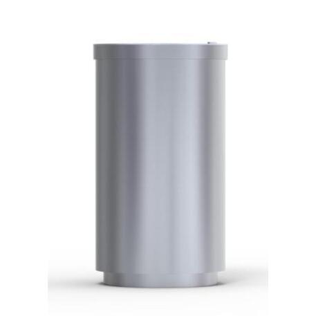 Metal litter bin 'STF/13-07-24/80L'