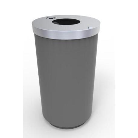 Metal litter bin 'STF/13-07-24/80L'