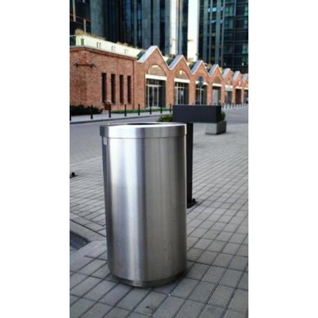 Metal litter bin 'STF/13-07-24/80L'