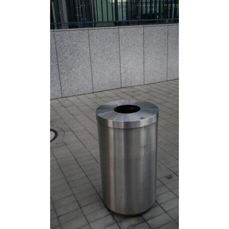 Metal litter bin 'STF/13-07-24/80L'