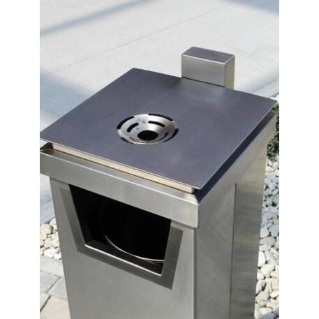 Metal litter bin 'STF/13-07-18/30L'