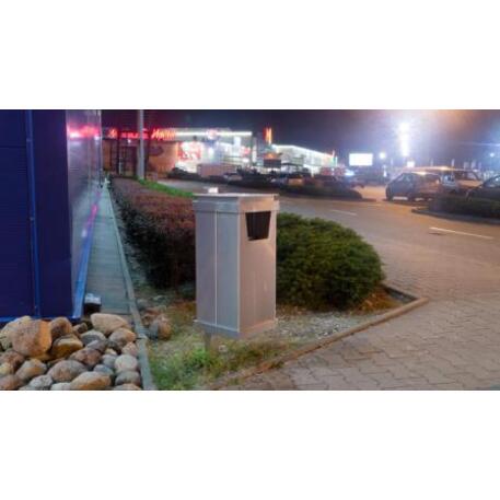 Metal litter bin 'STF/13-07-18/30L'