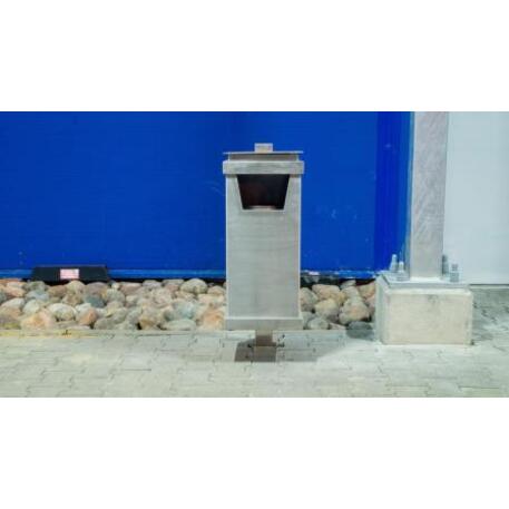 Metal litter bin 'STF/13-07-18/30L'