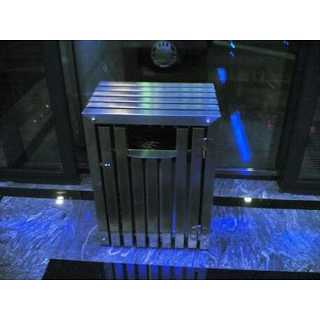 Metal litter bin 'STF/13-07-16/45L'