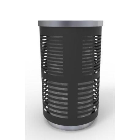 Metal litter bin 'STF/13-07-12/45L'