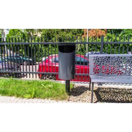 Metal litter bin 'STF/13-05-01/30L'