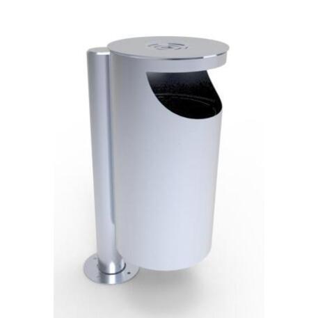 Metal litter bin 'STF/13-05-01/30L'