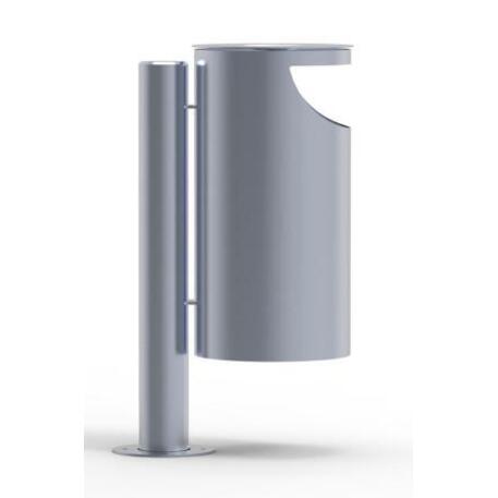 Metal litter bin 'STF/13-05-01/30L'