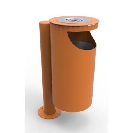 Metal litter bin 'STF/13-05-01/30L'