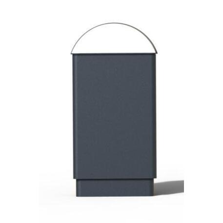 Metal litter bin 'STF/10-49-01_02/40L'