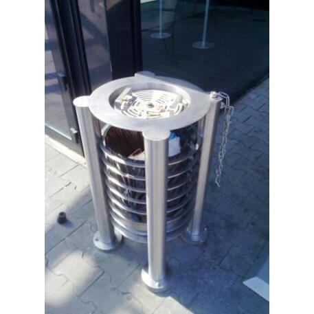 Metal litter bin 'STF/10-45-04/50L'