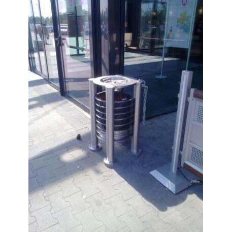 Metal litter bin 'STF/10-45-04/50L'