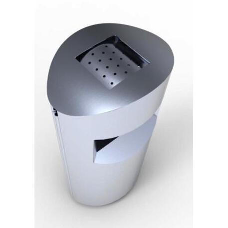 Metal litter bin 'STF/10-43-01/50L'