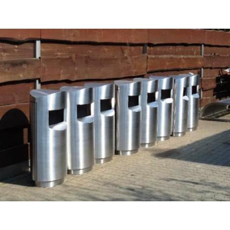 Metal litter bin 'STF/10-43-01/50L'