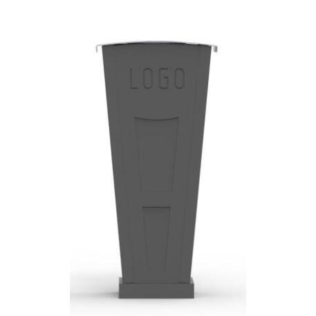 Metal litter bin 'STF/10-27-19/40L'