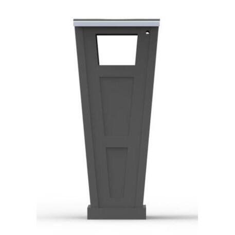 Metal litter bin 'STF/10-27-19/40L'