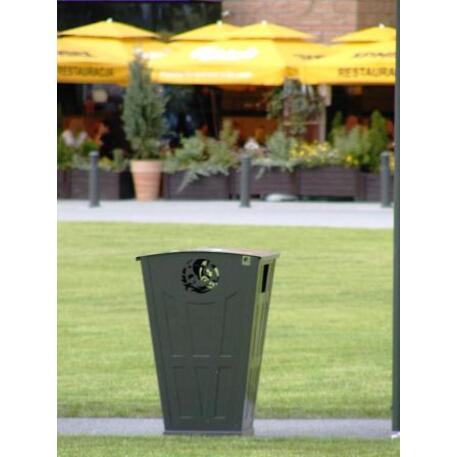 Metal litter bin 'STF/10-27-19/40L'