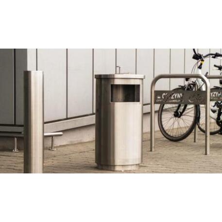 Metal litter bin 'STF/10-15-16_05/60L'