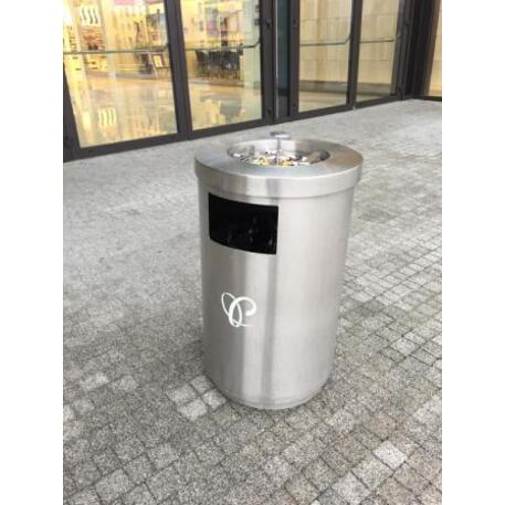 Metal litter bin 'STF/10-15-16_03/60L'