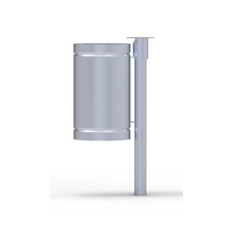 Metal litter bin 'STF/07-06-09/35L'