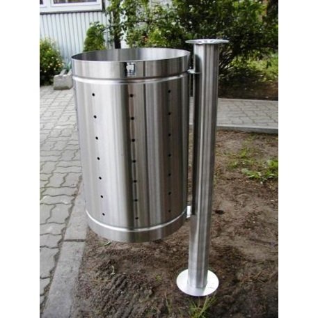 Metal litter bin 'STF/07-06-02/60L'