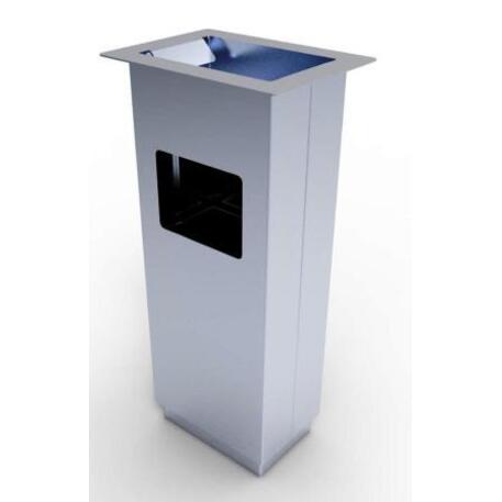 Metal litter bin 'STF/07-05-08/30L'