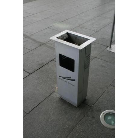 Metal litter bin 'STF/07-05-08/30L'