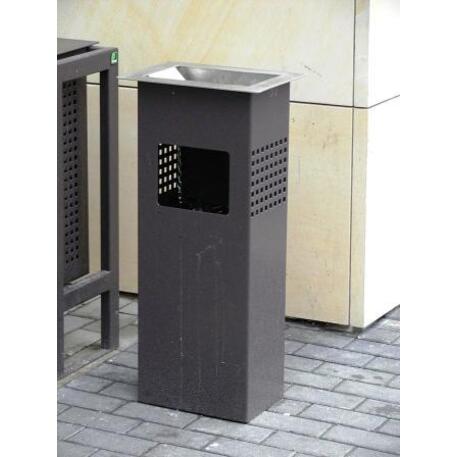 Metal litter bin 'STF/07-05-08/30L'