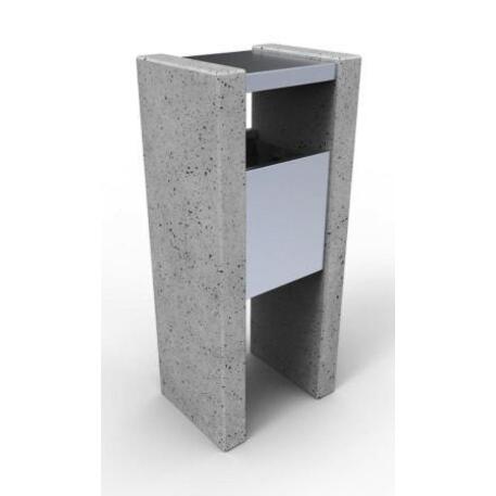 Lauko / Vidaus betoninė šiukšliadėžė 15L 'STF/19-07-19_01/MDL'