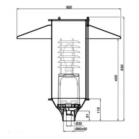 Tänavavalgustuse postid 'M1_H/350cm'