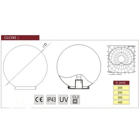 Street Lighting Post 'BL132-2C_H/300cm'