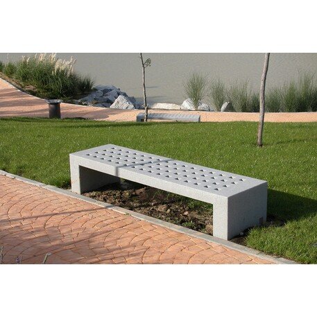 Natural granite bench 'Mayo 296'