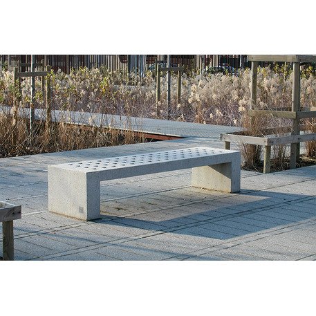 Natural granite bench 'Mayo 296'