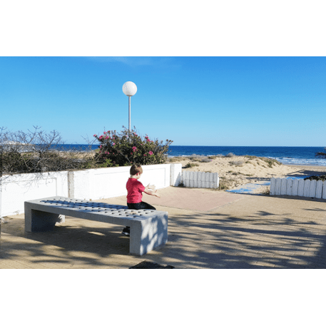 Natural granite bench 'Mayo 296'