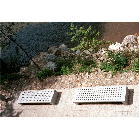 Natural granite bench 'Mayo 296'