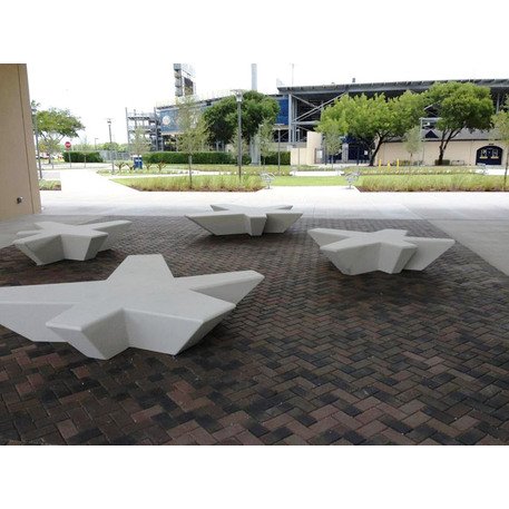 Concrete bench 'Flor'