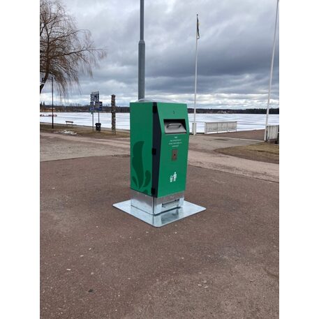 Metal litter bin 'WasteBIG / 120L'