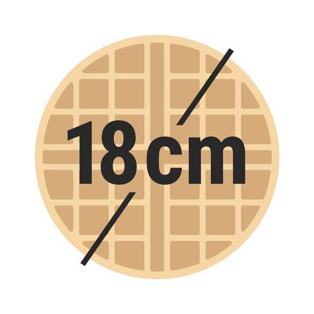 Macchina per waffle 'Oval 180'