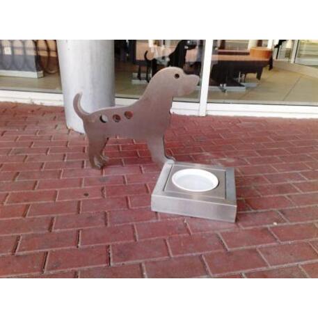 Парковка для собак + миски для воды для собак 'STF/13-34-01/MDL'