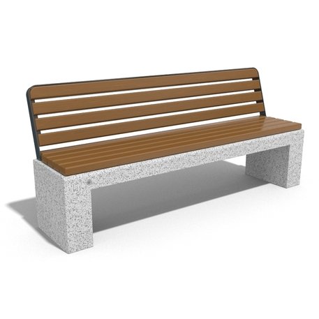 Concrete bench '200x54,9x89cm / BS-84'