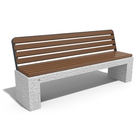 Concrete bench '200x54,9x89cm / BS-84'