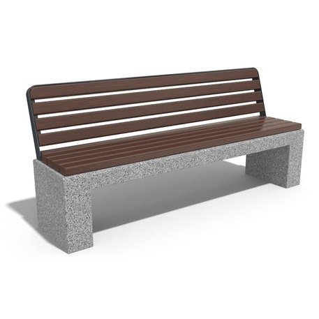 Concrete bench '200x54,9x89cm / BS-84'