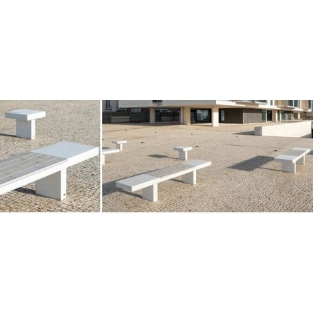 Lauko betoninis suolas 'TOKYO / Individual Bench'