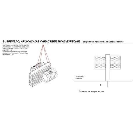 Lauko betoninė šiukšliadėžė, kolekcija 'IKD / Paper Bin 2x45L'